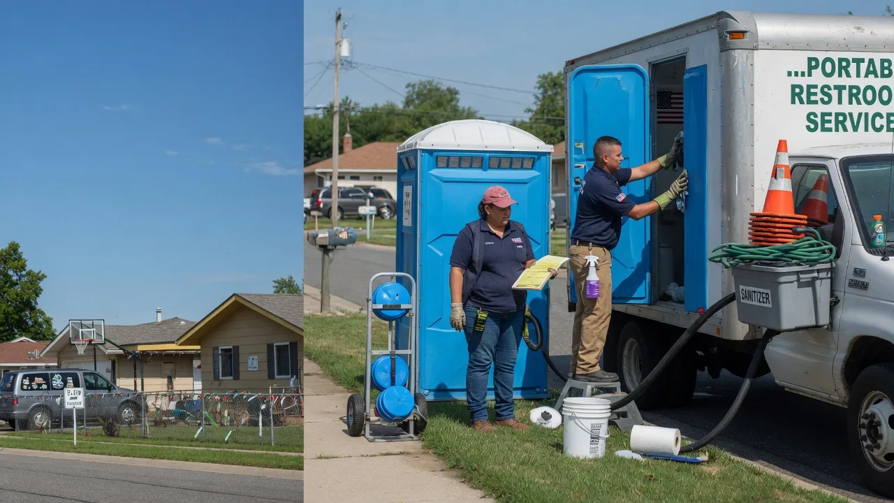 Porta Potty Rental in Cordova, IL near me